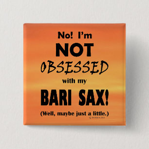 Obsoned Bari Sax Vierkante Button 5,1 Cm