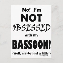 Obsoned Bassoon Briefkaart