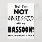 Obsoned Bassoon Briefkaart (Voorkant)