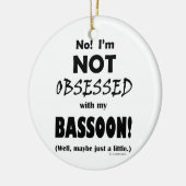 Obsoned Bassoon Keramisch Ornament (Links)