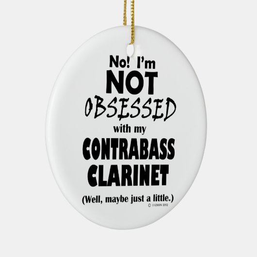 Obsoned Contrabass Clarinet Keramisch Ornament (Rechts)