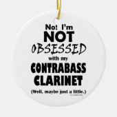Obsoned Contrabass Clarinet Keramisch Ornament (Voorkant)