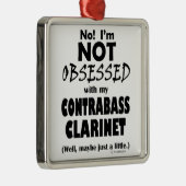 Obsoned Contrabass Clarinet Metalen Ornament (Rechts)