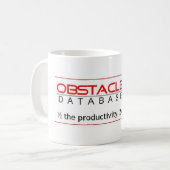 Obstacle Database 11g Koffiemok (Voorkant links)