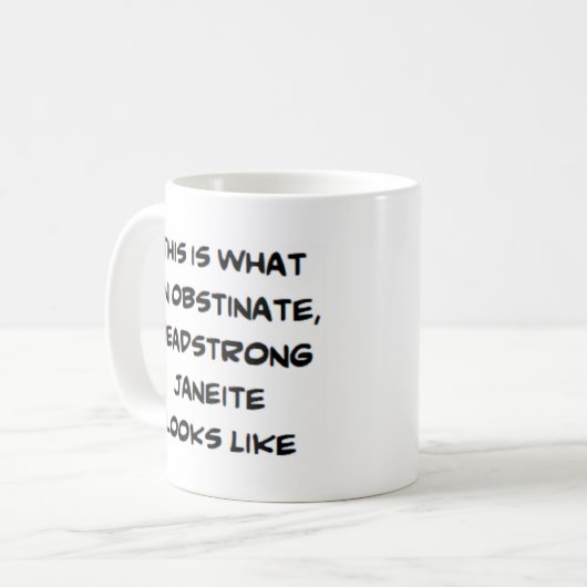 obstencure janeite koffiemok (Voorkant links)