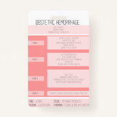 Obstetric Hemorrhage Reference Nurse Badge (Achterkant)