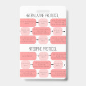 Obstetric Hypertension Nurse Reference Badge (Achterkant)