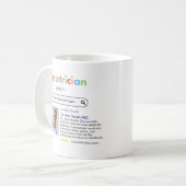 OBSTETRICIAN DOCTORS antistress Google search bar Koffiemok (Voorkant links)