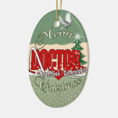 OBSTETRICIAN/GYNECOLOGIST CHRISTMAS DOCTOR KERAMISCH ORNAMENT (Links)