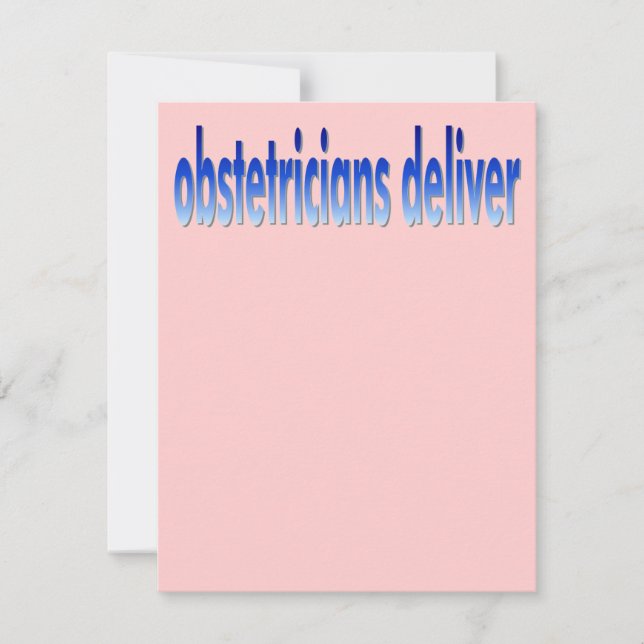 Obstetricians leveren un (Voorkant)