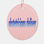 Obstetricians leveren un keramisch ornament (Links)