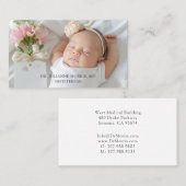 Obstetricien Baby Foto Visitekaartje (Voorkant / Achterkant)