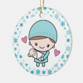 Obstetriciër OB-GYN verpleegster Keramisch Ornament (Links)