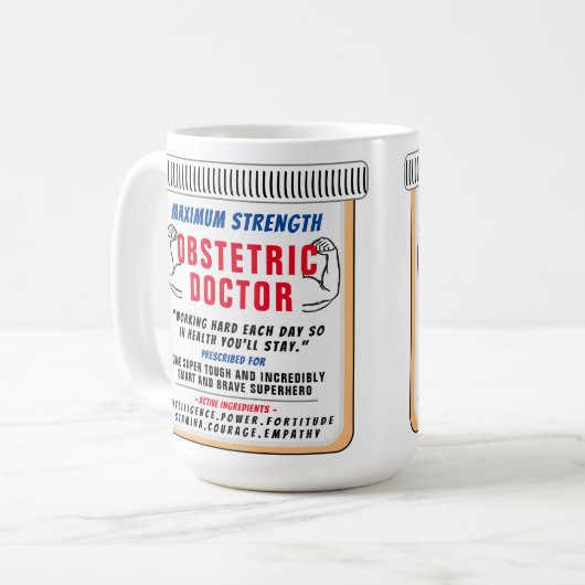 Obstetrics Coffee Mok (Voorkant links)