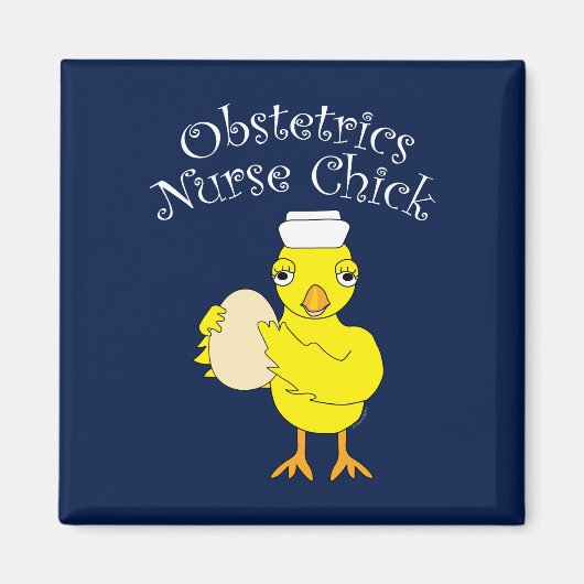 Obstetrics Nurse Chick Magneet (Voorkant)
