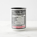 Obstetricus Doctor Funny Nutrional Feit Mok<br><div class="desc">Pas deze grappige voedingsfeiten aan om een geschenk te maken dat ze koesteren. Ideaal voor elke beroepsactiviteit of specialiteit.RXMoegs - precies wat de dokter heeft besteld. Koop er vandaag een,  voel je morgen geweldig. zazzle.com/RXMugs Design van Amelia Carrie</div>