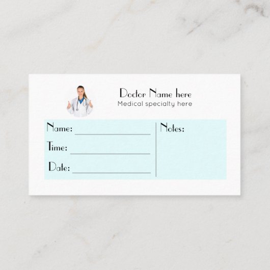 Obstetricus Gynaecoloog OBGYN moderne QR-code Bus Visitekaartje (Achterkant)