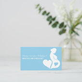 Obstetrie Gynaecologie Moederschap Ward Baby Blue Visitekaartje (Staand voorkant)