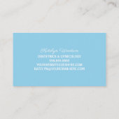 Obstetrie Gynaecologie Moederschap Ward Baby Blue Visitekaartje (Achterkant)