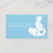 Obstetrie Gynaecologie Moederschap Ward Baby Blue Visitekaartje (Voorkant)