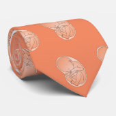 obstetrische stropdas met baby motief (Opgerold)