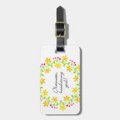 Obstinate headstrong girl Austen Pride & Prejudice Bagagelabel (Voorkant verticaal)