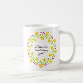 Obstinate headstrong girl Austen Pride & Prejudice Koffiemok