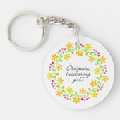 Obstinate headstrong girl Austen Pride & Prejudice Sleutelhanger (Voorkant)