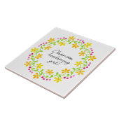 Obstinate headstrong girl Austen Pride & Prejudice Tegeltje (Zijkant)