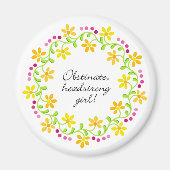 Obstinate koppige meisje Austen Pride & Vooroordel Magneet (Voorkant)