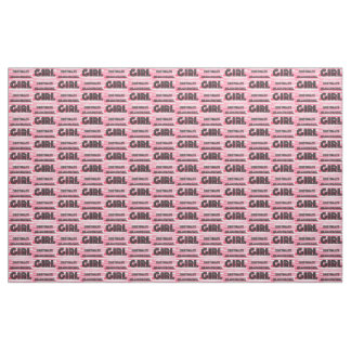 Obstinate koppige meisje stof