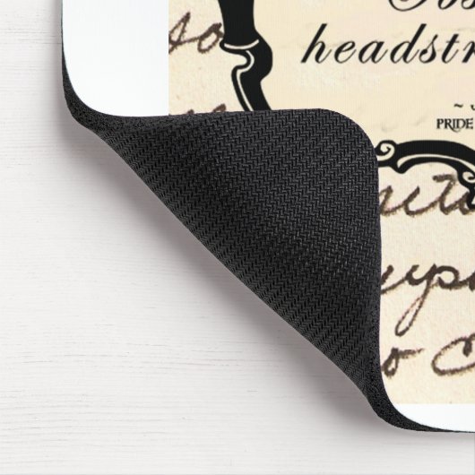 Obstipte, kopsterd meisje! muismat (Hoek)