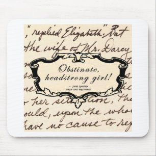 Obstipte, kopsterd meisje! muismat