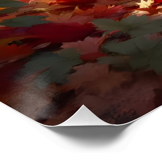 Obstkorb im Herbst Perfect Poster (Hoek)