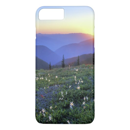 Obstruciton Point Zonsondergang, Olympic NP, WA, U Case-Mate iPhone Case (Achterkant)