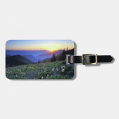 Obstruction Point Sunset, Olympic NP, WA, Verenigd Bagagelabel (Voorkant horizontaal)