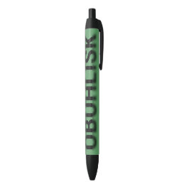 OBUHLISK Focus Blur GREEN Zwarte Inkt Pen
