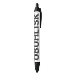 OBUHLISK Focus Blur WHITE Zwarte Inkt Pen