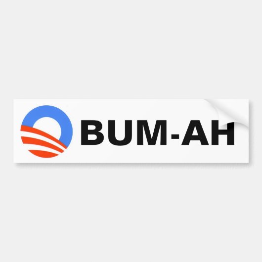 Obum-ah! Bumpersticker (Voorkant)