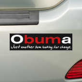 Obuma-Just een andere Bumpersticker (Op auto)