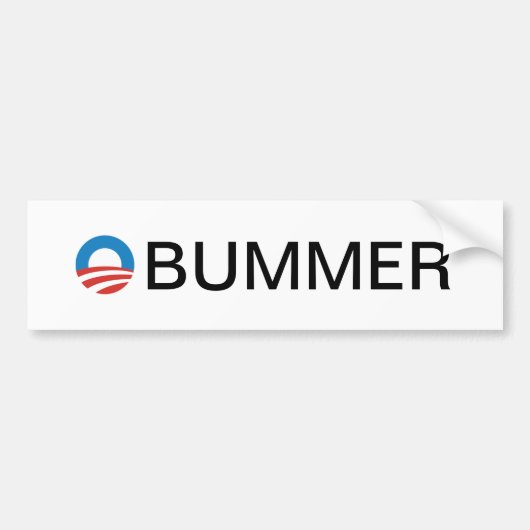 Obummer bumper sticker (Voorkant)