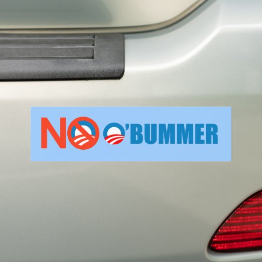 obummer bumpersticker (Op auto)