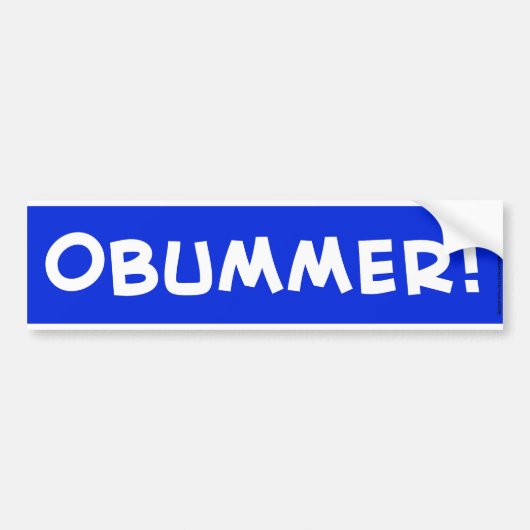 OBUMMER BUMPERSTICKER (Voorkant)