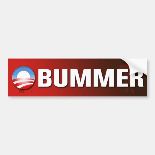 Obummer Bumpersticker (Voorkant)
