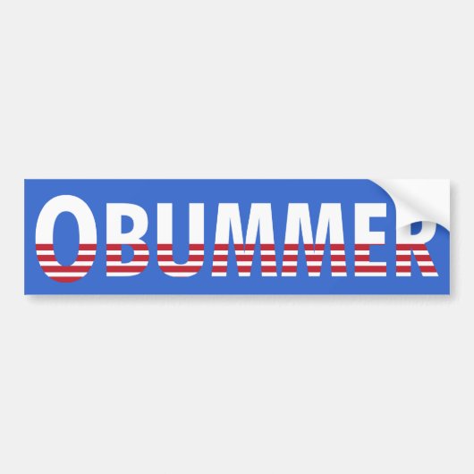 OBUMMER-Bumpersticker Bumpersticker (Voorkant)