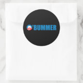 obummer ronde sticker (Tas)