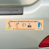 O'Bummer: teenslippers en politieke opportuniteit Bumpersticker (Op auto)