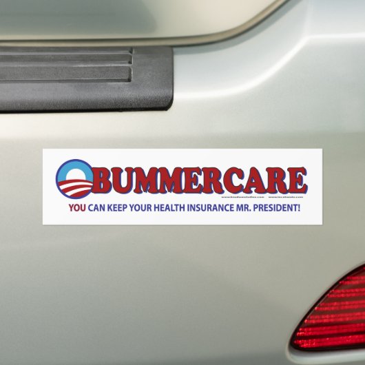 Obummercare Bumpersticker (Op auto)