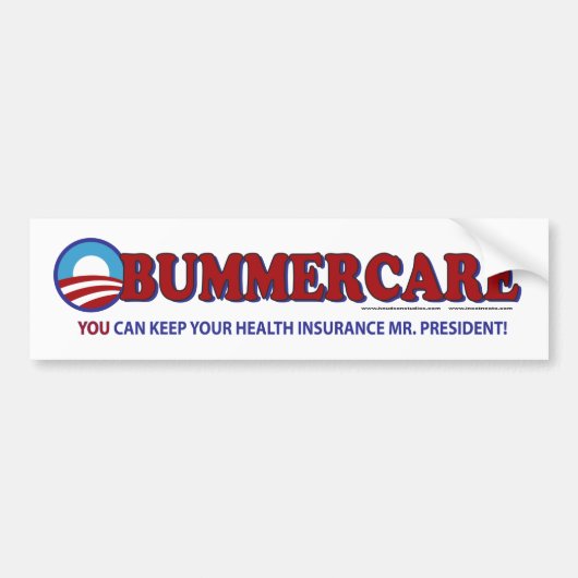 Obummercare Bumpersticker (Voorkant)