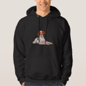 Obv Wire Haire Dachshund Hoodie (Voorkant)